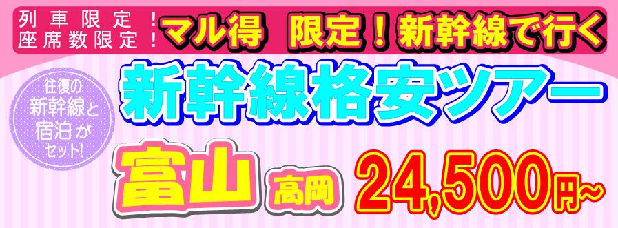 富山格安新幹線ツアー